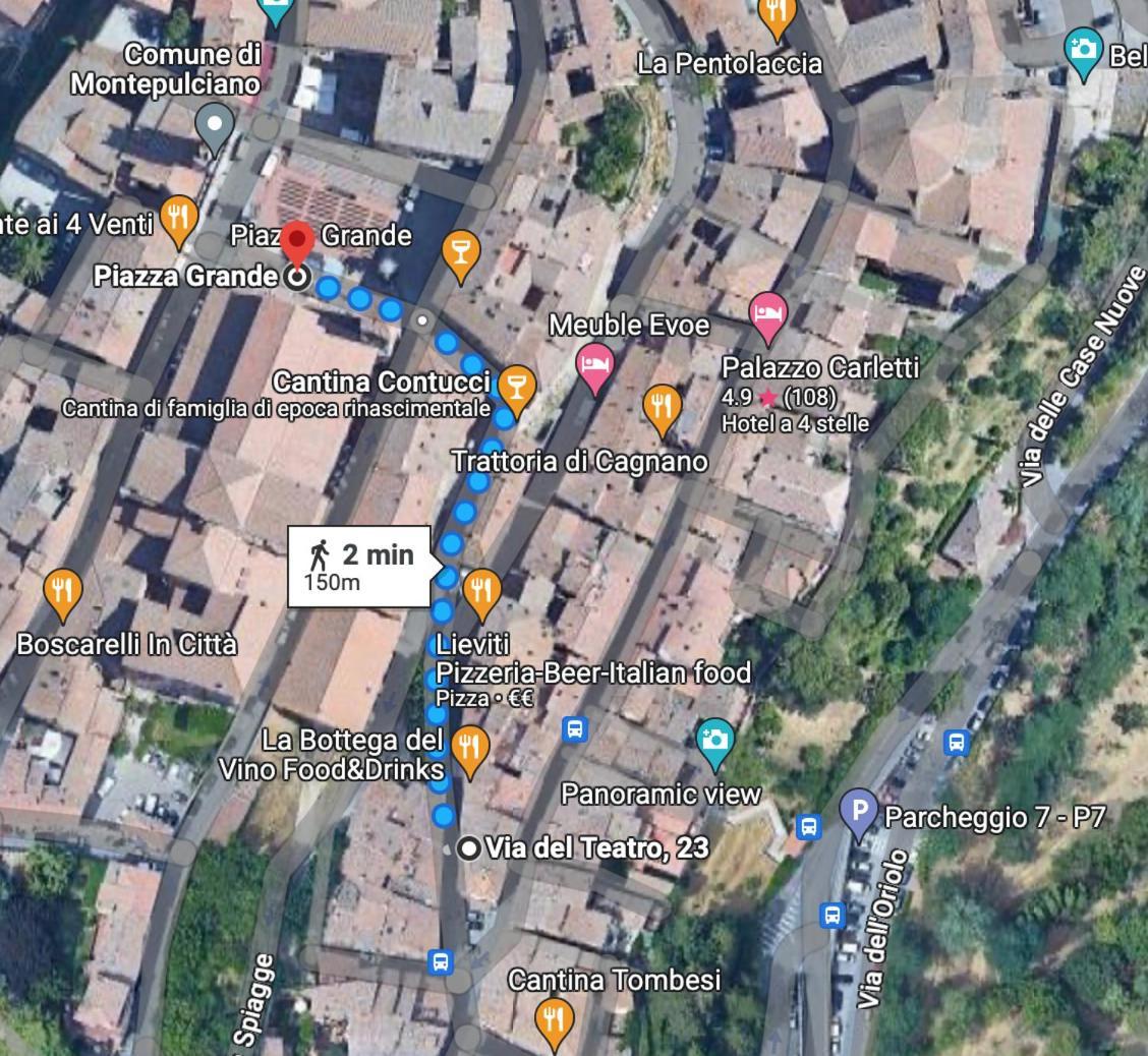 A Due Passi Da Piazza Grande Apartment Montepulciano Exterior photo